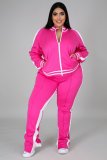 Oversize sports fashion two-piece set