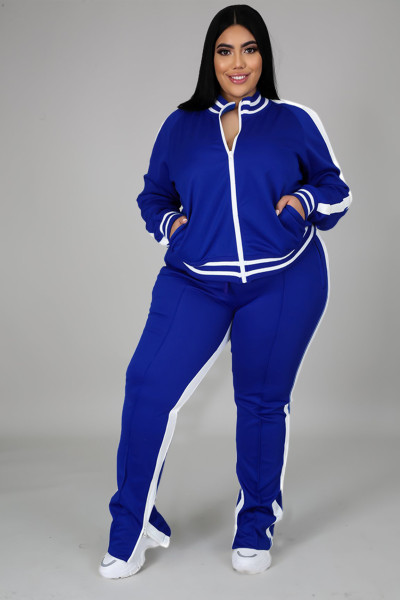 Oversize sports fashion two-piece set