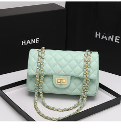 Fashion Versatile One Shoulder Crossbody Bag Rhombic Chain Bag