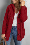 Solid color cardigan sweater loose versatile coat
