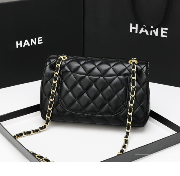 Fashion Versatile One Shoulder Crossbody Bag Rhombic Chain Bag