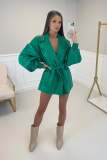 Solid color loose coat