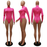 Sporty stretch fabric back and forth two-piece set