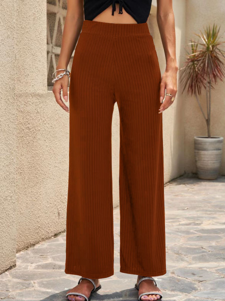 Breathable elastic casual outdoor wide leg pants