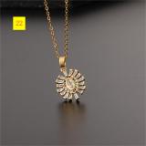 Collar Chain Colorful Zircon Eye Pendant Devil's Eye Necklace