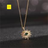 Collar Chain Colorful Zircon Eye Pendant Devil's Eye Necklace