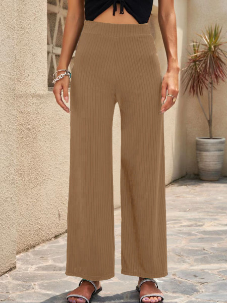 Breathable elastic casual outdoor wide leg pants