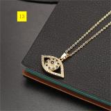 Collar Chain Colorful Zircon Eye Pendant Devil's Eye Necklace