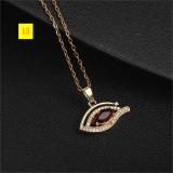 Collar Chain Colorful Zircon Eye Pendant Devil's Eye Necklace