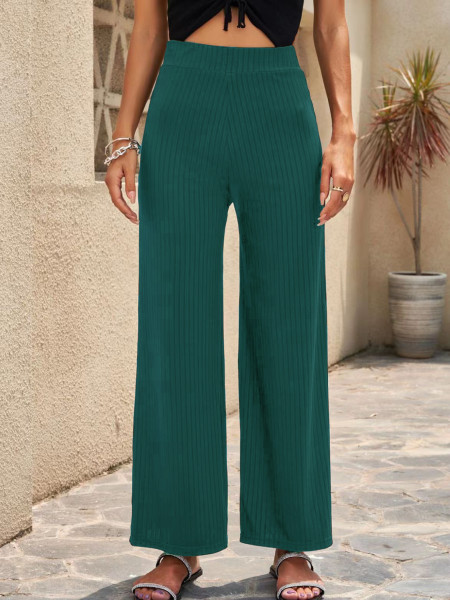 Breathable elastic casual outdoor wide leg pants