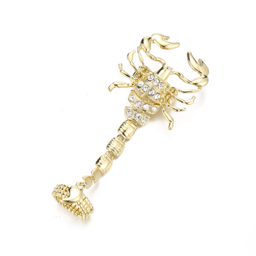 Metal Scorpion Chain Ring Exaggerate Elastic Unique Index Finger