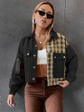 Summer casual short jacket loose casual single breasted lapel coat