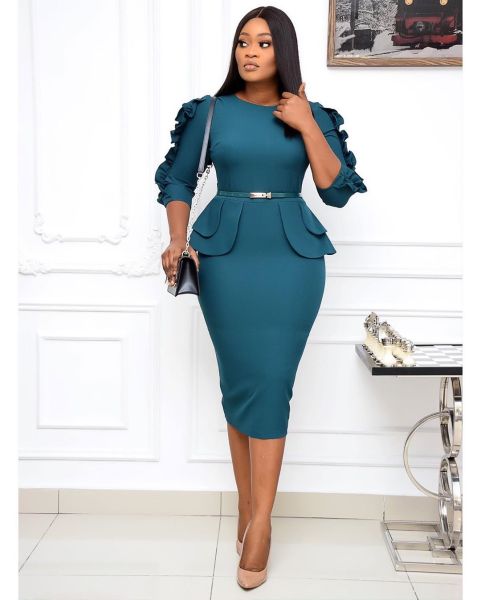 Temperament Commuter Oversize Dress
