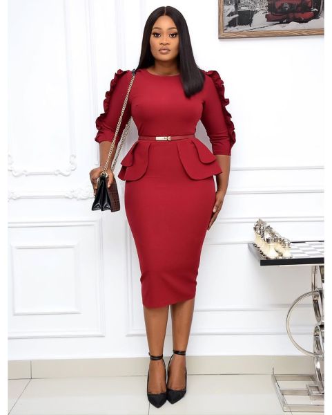 Temperament Commuter Oversize Dress