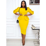 Temperament Commuter Oversize Dress