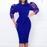 Large Elegant Fashion Wrap Hip Temperament Tongle Dress