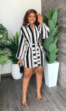 Stripe skirt casual women's dress