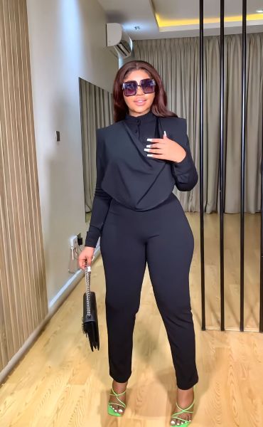 Long sleeved cardigan round neck top slim trousers business women's two-piece suit
