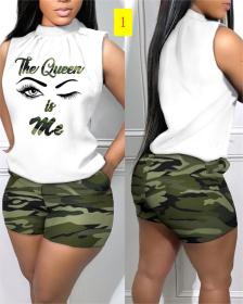 Women's polyester sleeveless fashion casual suit