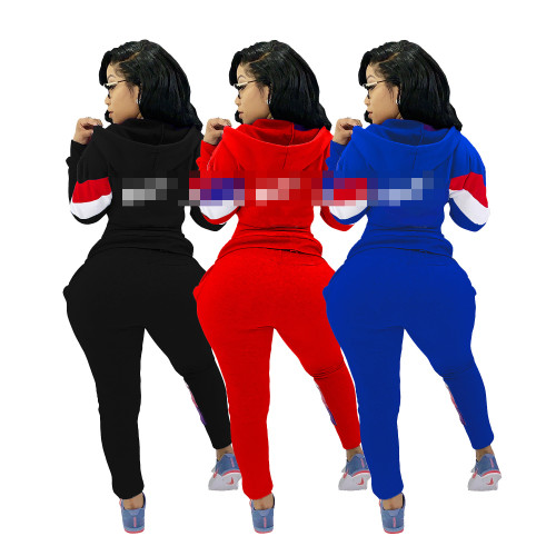 Women's hoodie two-piece suit