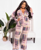 Plaid shirt long sleeve fashionable casual suit