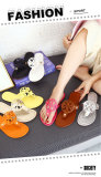 Oversized beach flats