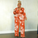 Oversize women's dress with belt and fat sister's dress jumpsuit