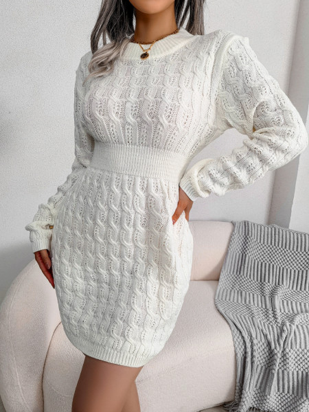 Casual fried dough twist Waist Wrap Hip Dress Skirt