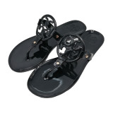 Oversized beach flats