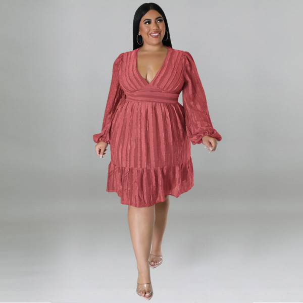 Cute oversize striped dress
