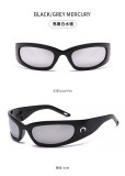 Fashion glasses for men and women cycling sports sunglasses Fashion colorful reflective personality sunglasses
