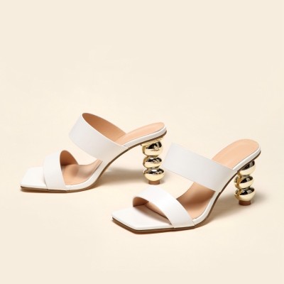 Oversized high-heeled shoes shaped gourd heel sandals