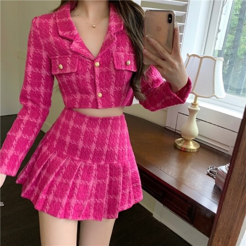 Suit Fashion Suit Half Skirt Small Two Piece Dress