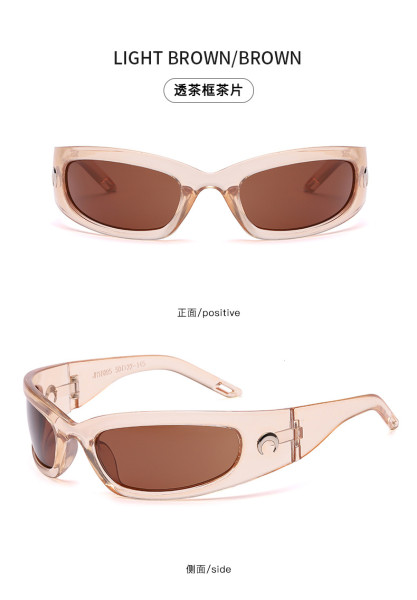 Fashion glasses for men and women cycling sports sunglasses Fashion colorful reflective personality sunglasses
