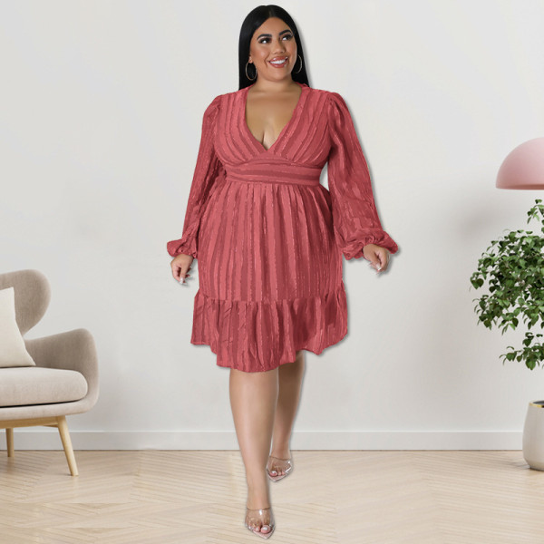 Cute oversize striped dress