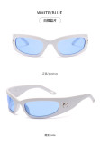 Fashion glasses for men and women cycling sports sunglasses Fashion colorful reflective personality sunglasses