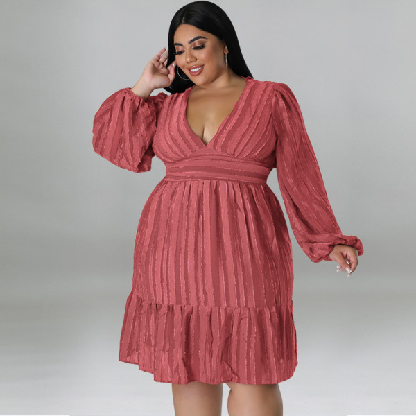 Cute oversize striped dress