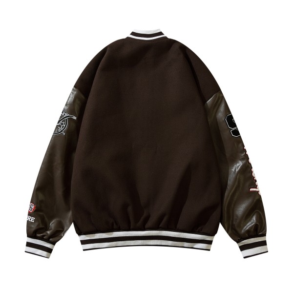 American street letter embroidered baseball uniform