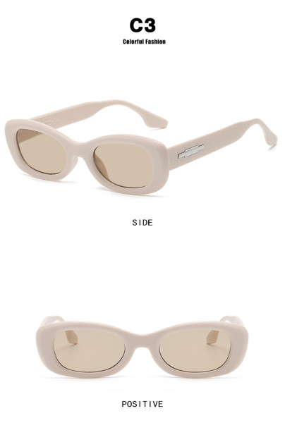 Oval rice nail sunglasses small frame sunglasses