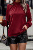 Fashion backless casual shirt