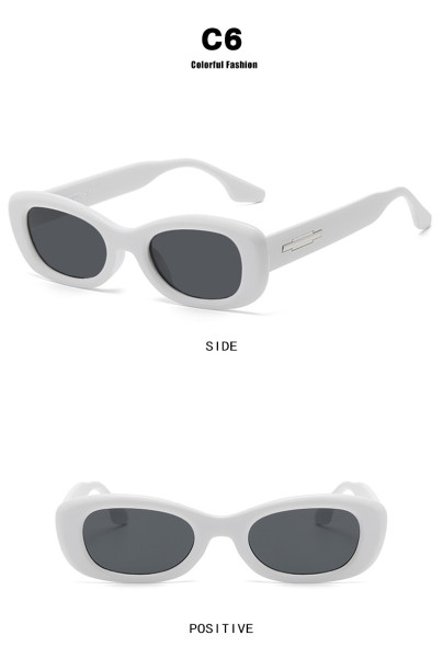Oval rice nail sunglasses small frame sunglasses