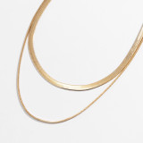 Double chain necklace