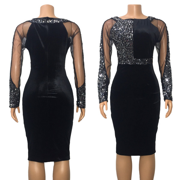 Sequin Skirt Women's Dress