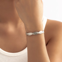 Flat Snake Bone Chain Necklace Female Hip Hop Simple Woven Soft Snake Bone Chain Collar Chain Necklace Flat Snake Bone Chain Necklace Female Hip Hop Simple Woven Soft Snake Bone Chain Collar Chain Necklace