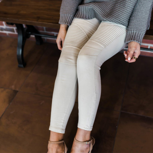 High waist high stretch hip jeans