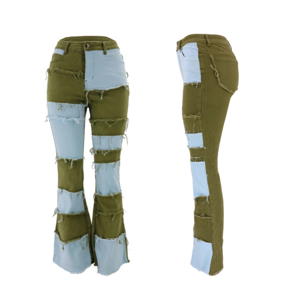 Flare wide leg jeans