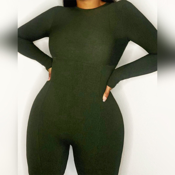 Women's leggings new knitting slim hip lifting exercise yoga jumpsuit