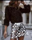 Sexy beaded skirt