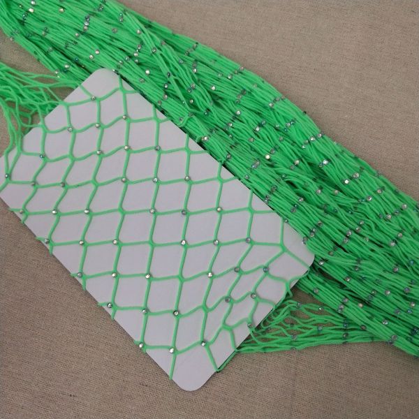Sexy spandex big mesh hot drilling color stockings