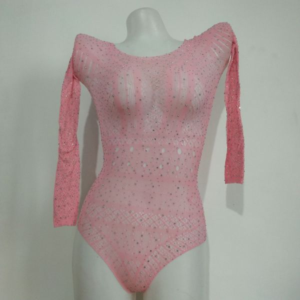 Jacquard sexy underwear hollow one-piece mesh sexy mesh